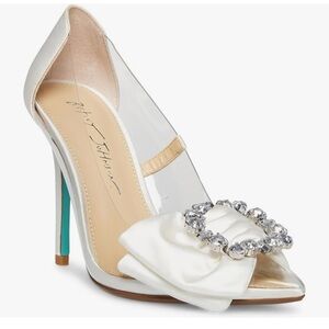 New Betsey Johnson Ivory Pump SB-Maise size 9.5